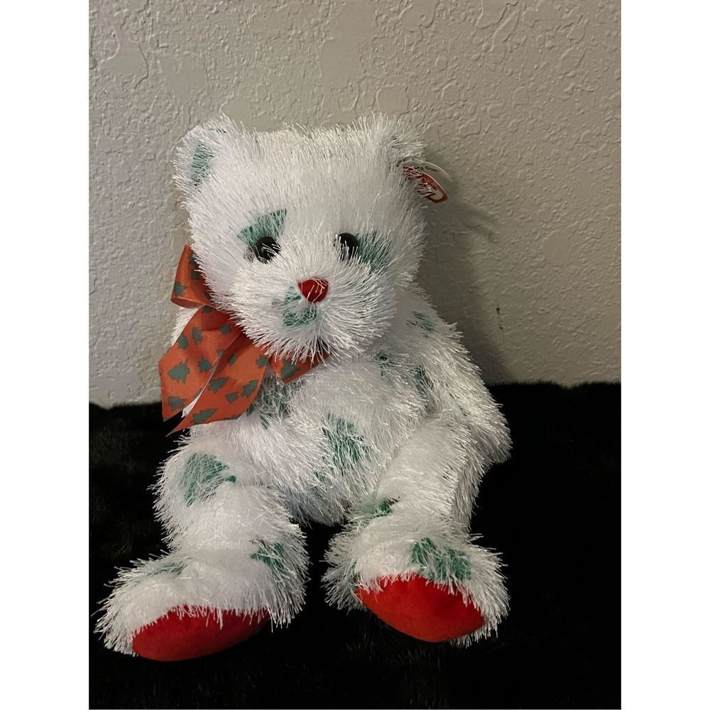 TY Punkies Santa Claws Bear from 2005 14" New